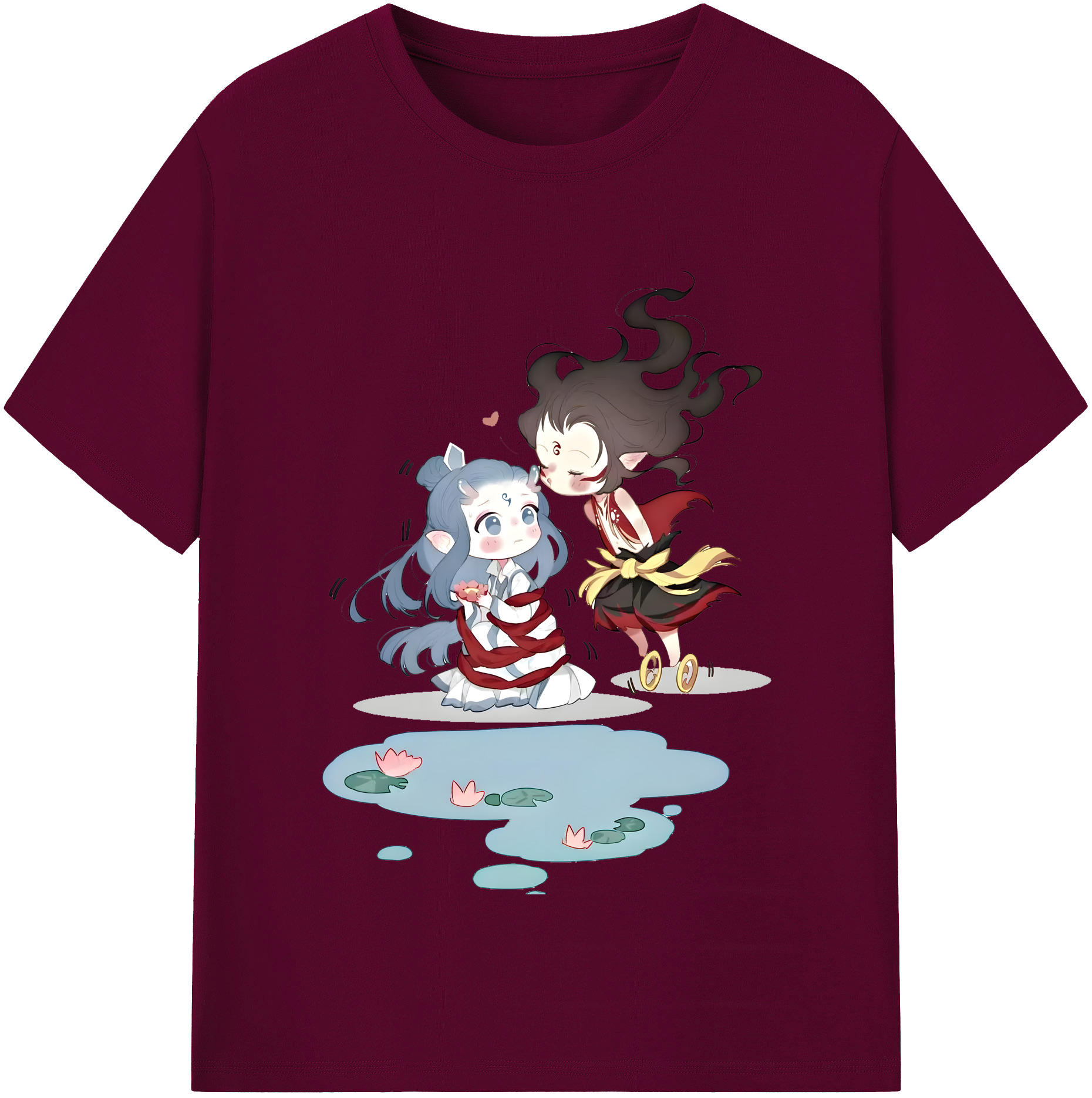 （画像用） Ne Zha 2 ナタ 魔童の大暴れ レディースカジュアルプリントTシャツ（綿100％）